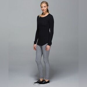 Lululemon Yogi Cabin Long Sleeve Cashmere Knit - Black
